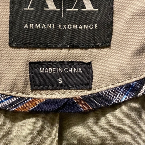 Vintage Armani Exchange Peplum Asymmetric Zip Women's Jacket, Beige - Small - Picture 11 of 11